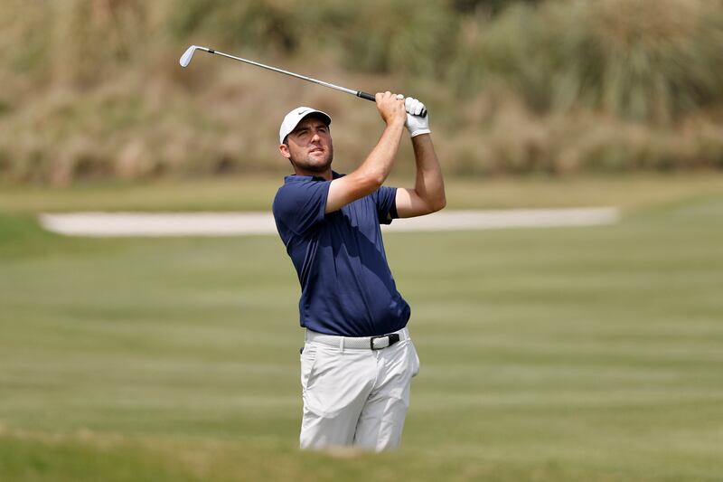 Scottie Scheffler: pipped in the semi-final by Sam Burns, he faced Rory McIlroy in the third/fourth place playoff at the World Golf Championships-Dell Technologies Match Play. Photograph: Mike Mulholland/Getty Images