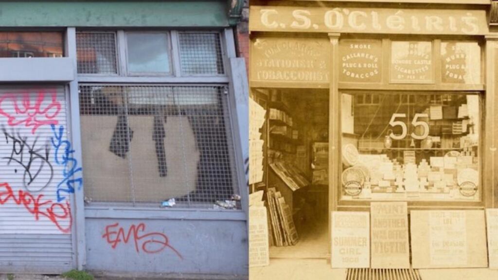 55 Amiens Street, Dublin now...and in 1911.