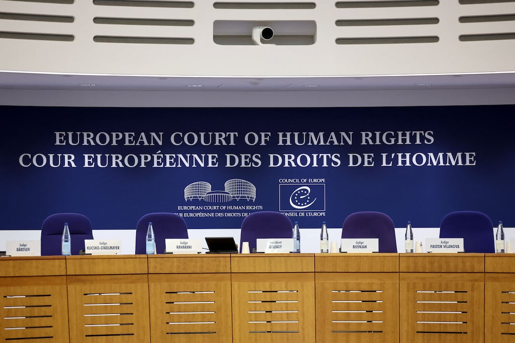 It is only the second time in the history of the two states that Ireland has taken the UK to court. Photograph: Frederick Florin/AFP via Getty Images