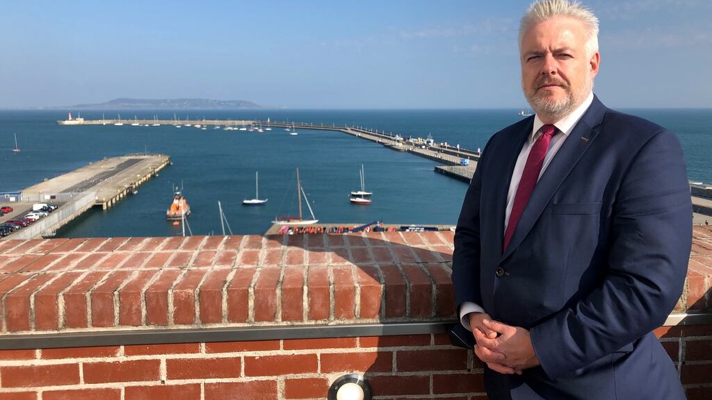 Carwyn Jones, first minister of Wales, in Dún Laoghaire, Co Dublin.
