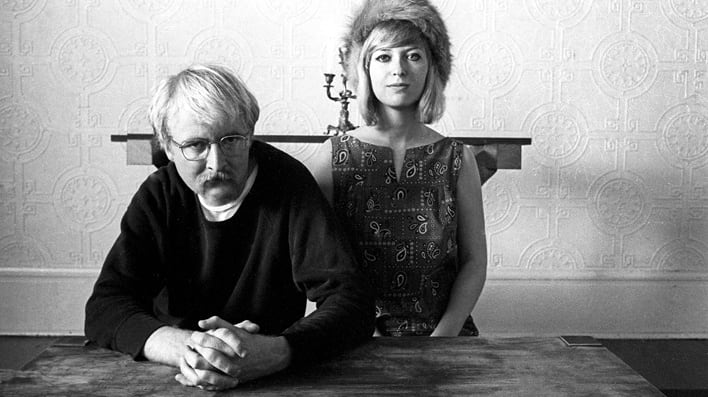 Richard Brautigan, San Francisco, 1965, with Janice Meissner. Photograph: Erik Weber
