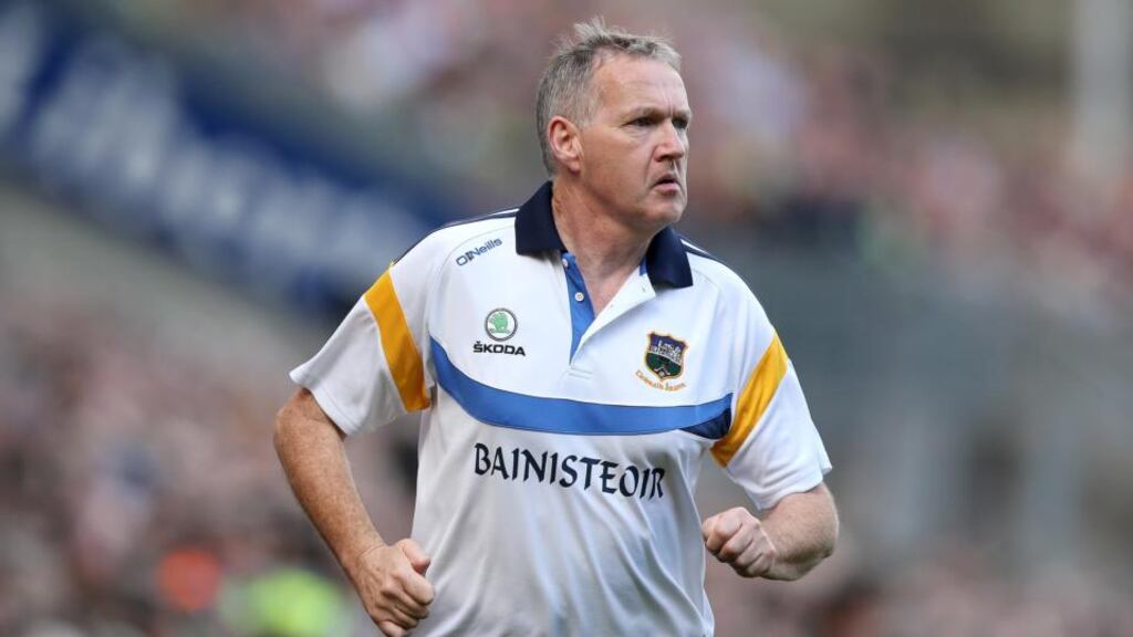 Tipperary manager Eamon O’Shea: believes Tipperary’s experience of “sticky situations” in championship games this year was crucial against Kilkenny. Photograph: Inph0