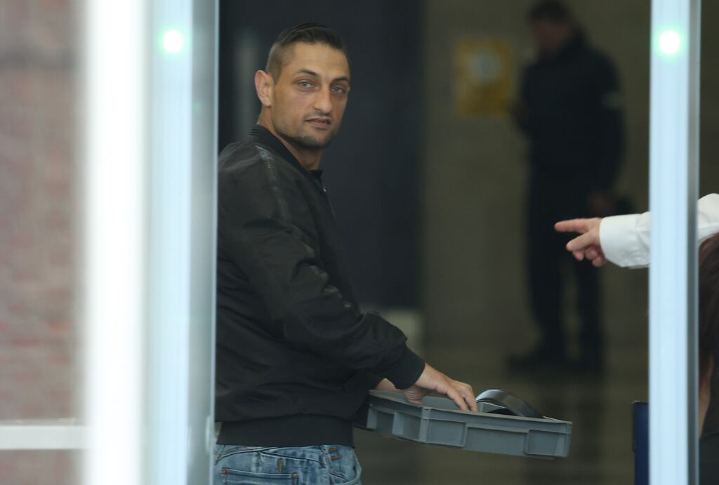 Marek Puska at the Central Criminal Court, where he is on trial for allegedly withholding crucial information from gardaí. Photograph: Collins Court