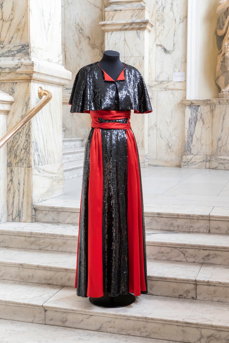 The exhibition is divided into 10 sections and covers how Chanel's identifiable style developed