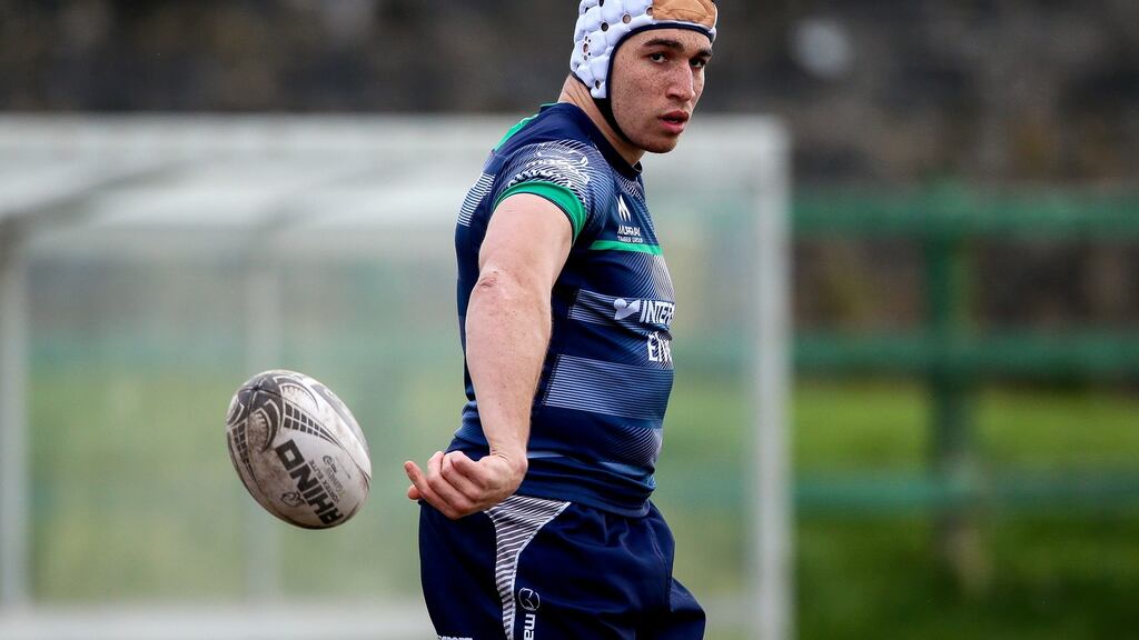 Ultan Dillane looks set to feature in Connacht’s Champions Cup playoff against Northampton at Franklin’s Gardens Photograph: Tommy Dickson/Inpho