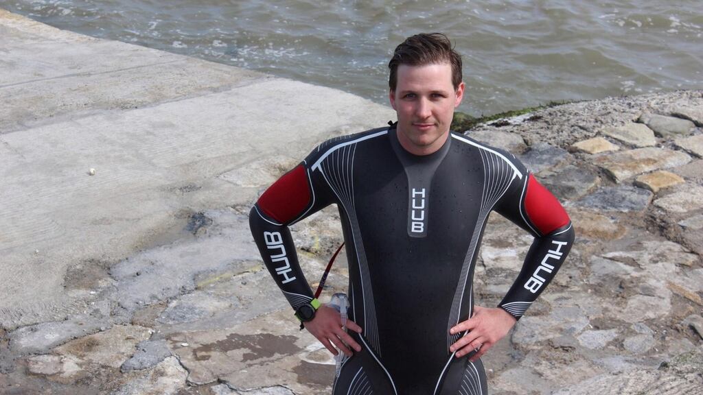 My training consists of three swims a week – two in the sea and one in a pool.