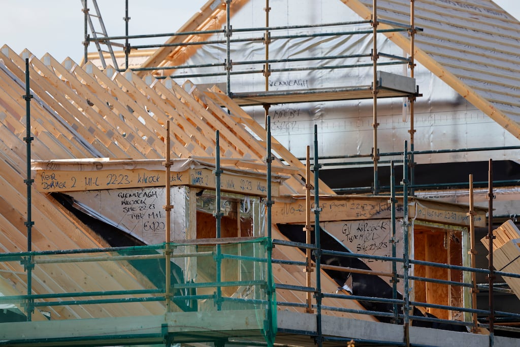 Housing demand is not expected to peak until the early 2030s, the Department of Finance has said. Photograph: Alan Betson