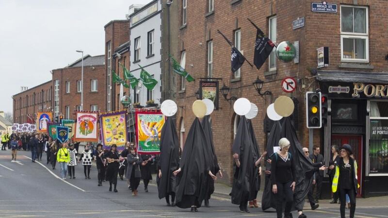 Artists’ Campaign to Repeal the Eighth Amendment, EVA International. Photograph: Deirdre Power