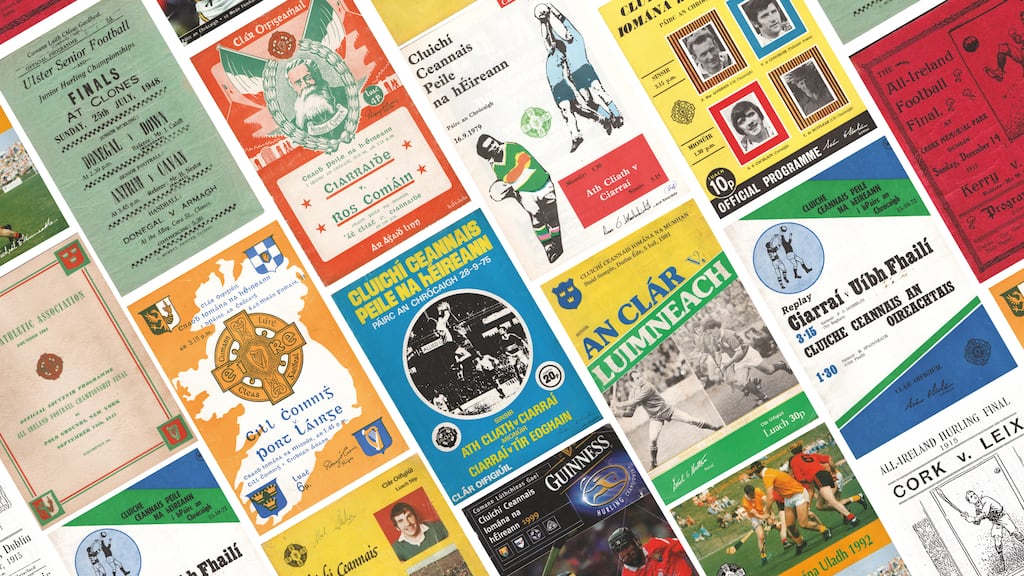 Programmes from The GAA Covered: The History of the GAA in Match Programmes by John Kelly