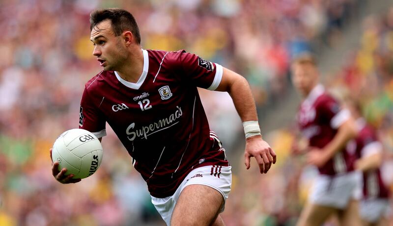 Cillian McDaid of Galway: capable of great long-range points. Photograph: Ryan Byrne/Inpho