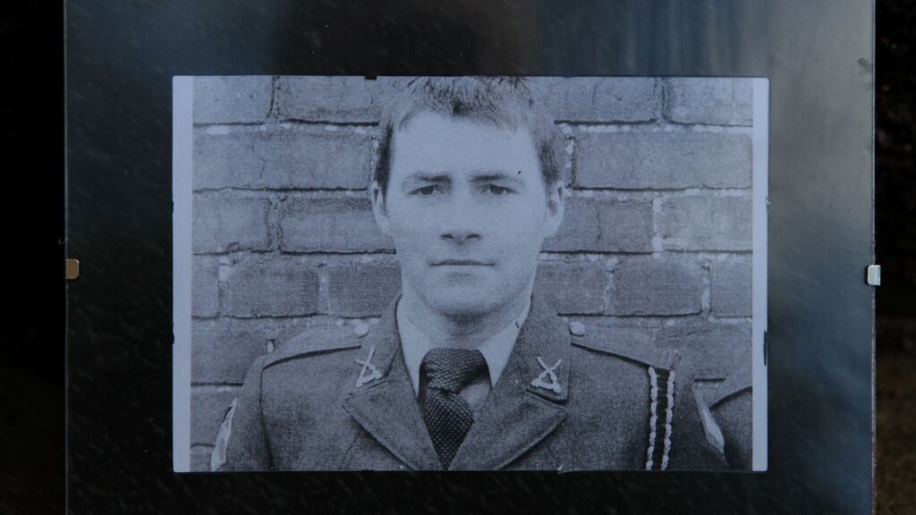 A family photograph of the late Pte. Hugh Doherty, Letterkenny, Co. Donegal who was killed in the Labanon. Photograph: Declan Doherty