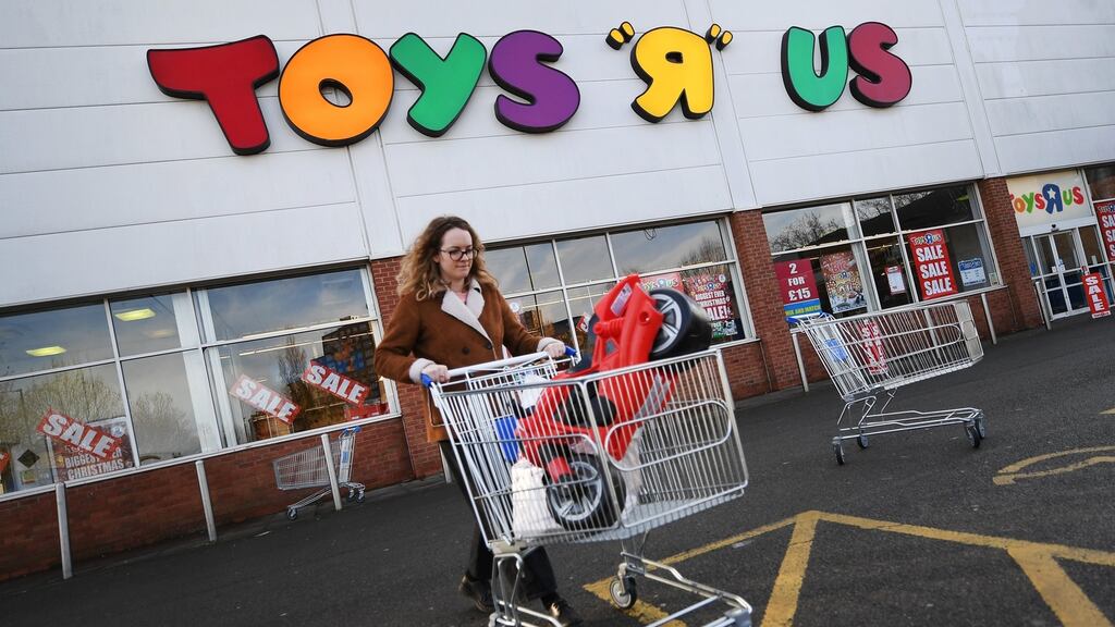 The UK arm of Toys R Us is attempting to push through a restructuring plan that will see one in four of its 105 stores closed, with the loss of up to 800 jobs. Photograph: Andy Rain/EPA
