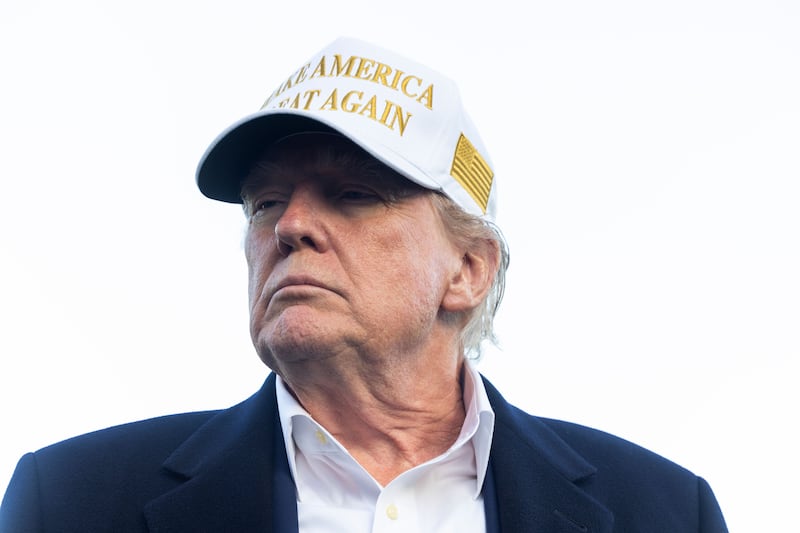 US president Donald Trump has succeeded in reducing immigration but the method used has alarmed many Americans. Photograph: Jim Lo Scalzo/Pool/EPA