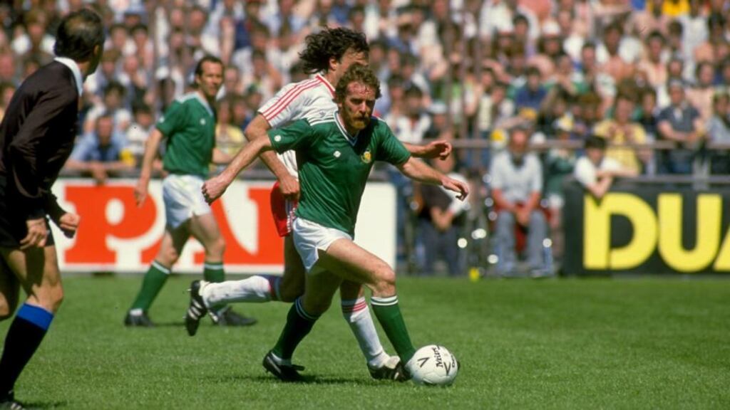Former Republic of Ireland captain Tony Grealish died on Monday night, aged 56. Photograph: David Cannon/Allsport