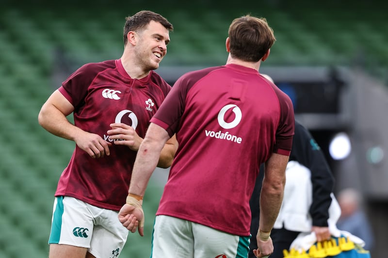 Ireland's Tom Farrell. Photograph: Ben Brady/Inpho