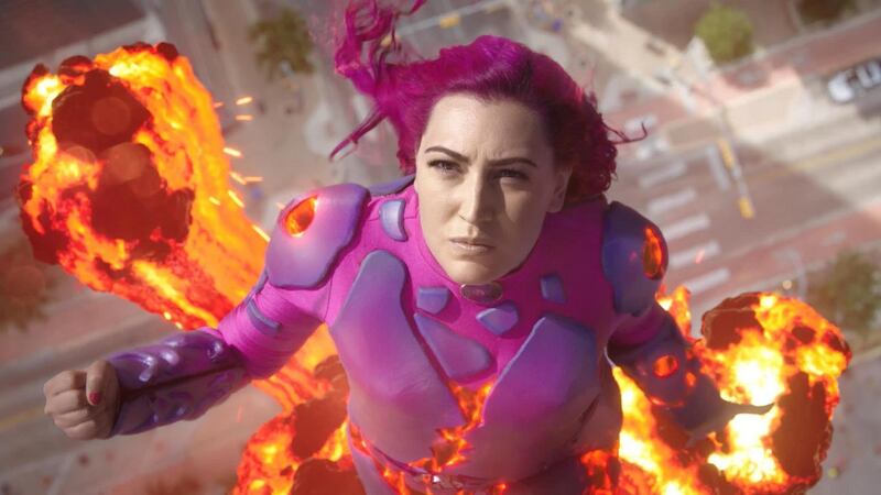 Taylor Dooley as Lavagirl in We Can Be Heroes