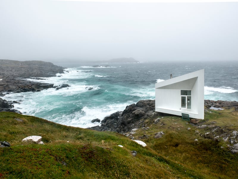 Artist's studio at the Fogo Island Inn, Newfoundland, Canada. Photograph: Alex Fradkin