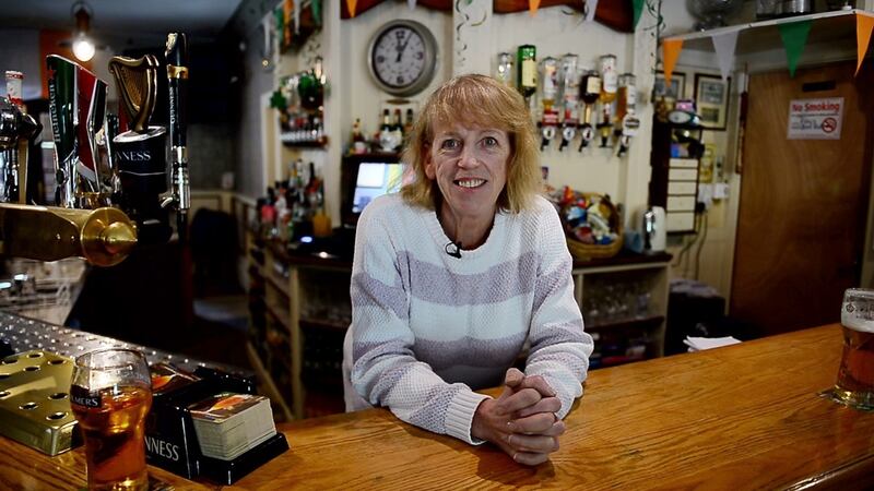 Pauline Fay, owner of Fay’s Bar in Drumconrath, Co Meath. Photograph: Bryan O’Brien