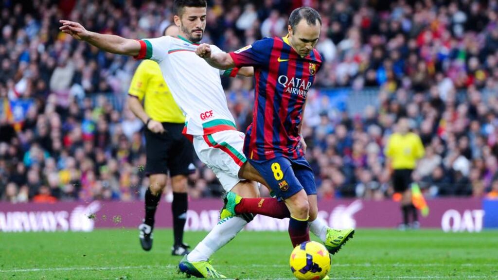 The La Liga match between FC Barcelona and Granada CF at Camp Nou on November 23, 2013 in Barcelona. Photograph:David Ramos/Getty Images