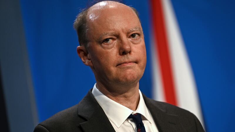 Chief medical officer for England Chris Whitty: “I don’t think we should underestimate the fact that we could get into trouble again surprisingly fast.” Photograph: Daniel Leal-Olivas/PA Wire