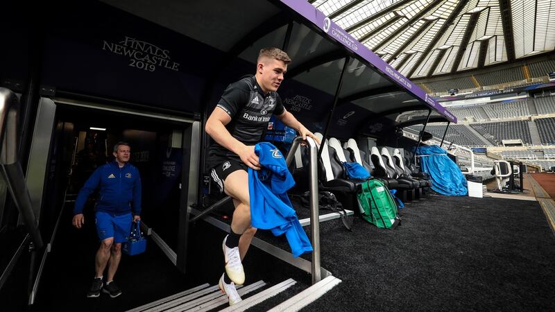 Garry Ringrose starts in midfield for Leinster against Saracens. Photograph: Billy Stickland/Inpho