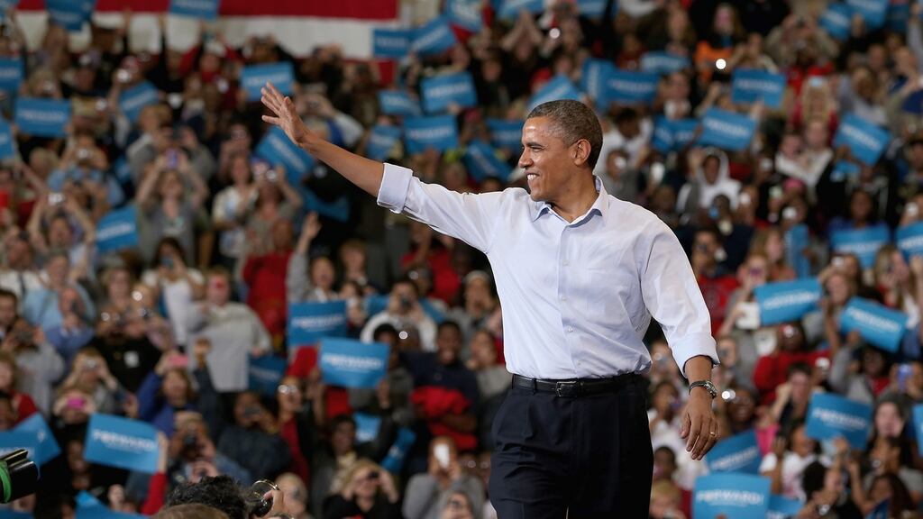 President Barack Obama on the election trail in 2012: Nate Silver, a US baseball league analyst, successfully predicted the outcome in each of the 50 US states during the last US presidential election. Photograph: Chip Somodevilla/Getty Images