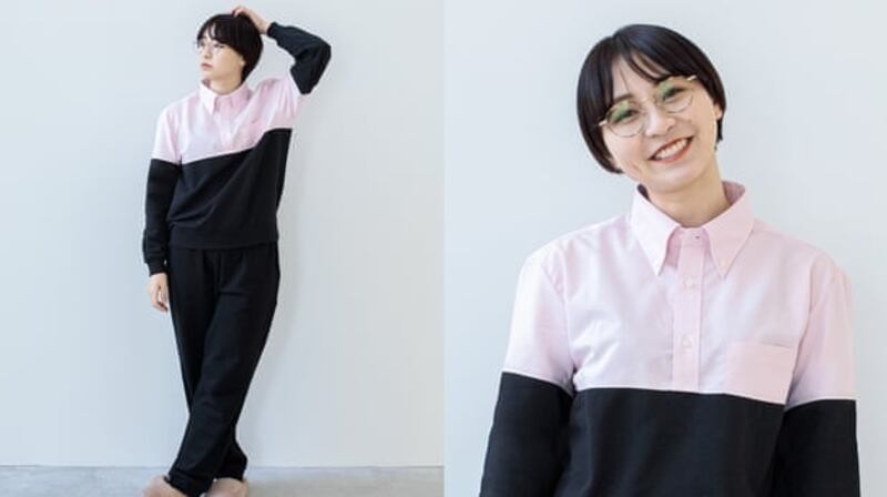 The WFH pyjama suit designed by Taichi Ito. Photograph: Whatever Inc