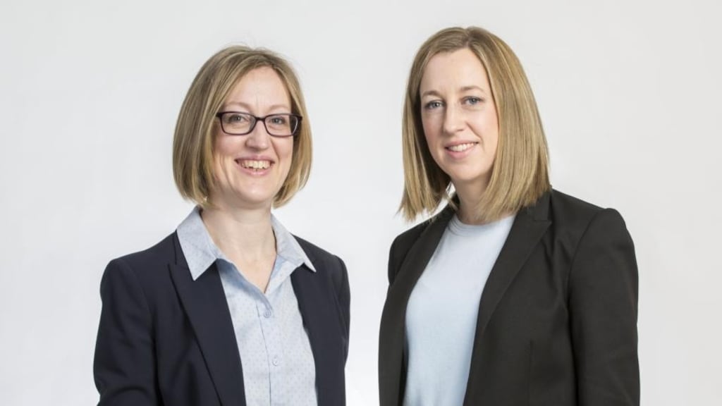 Áine Lecky and Éibhlin Murphy of Major Equipment International, which employs 100 people and has a turnover of €15 million.