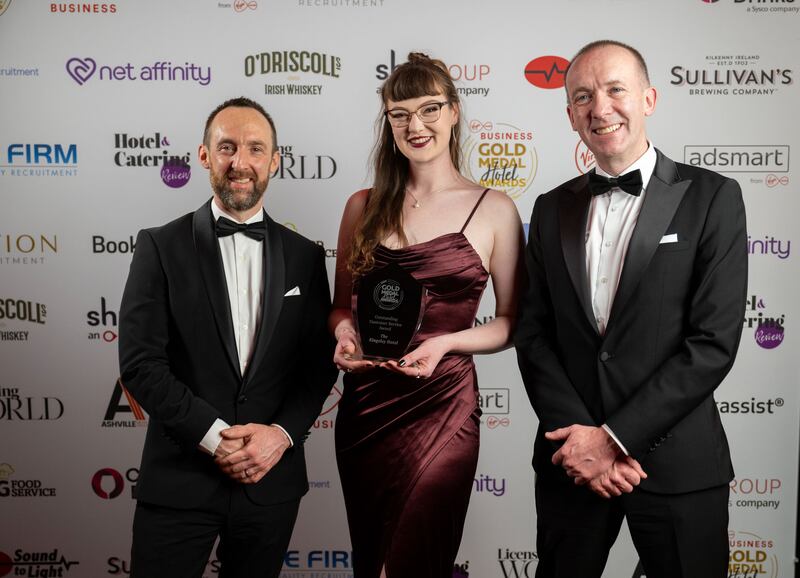 The Kingsley Hotel - Winners of Outstanding Customer Service Award. Photograph: Paul Sherwood