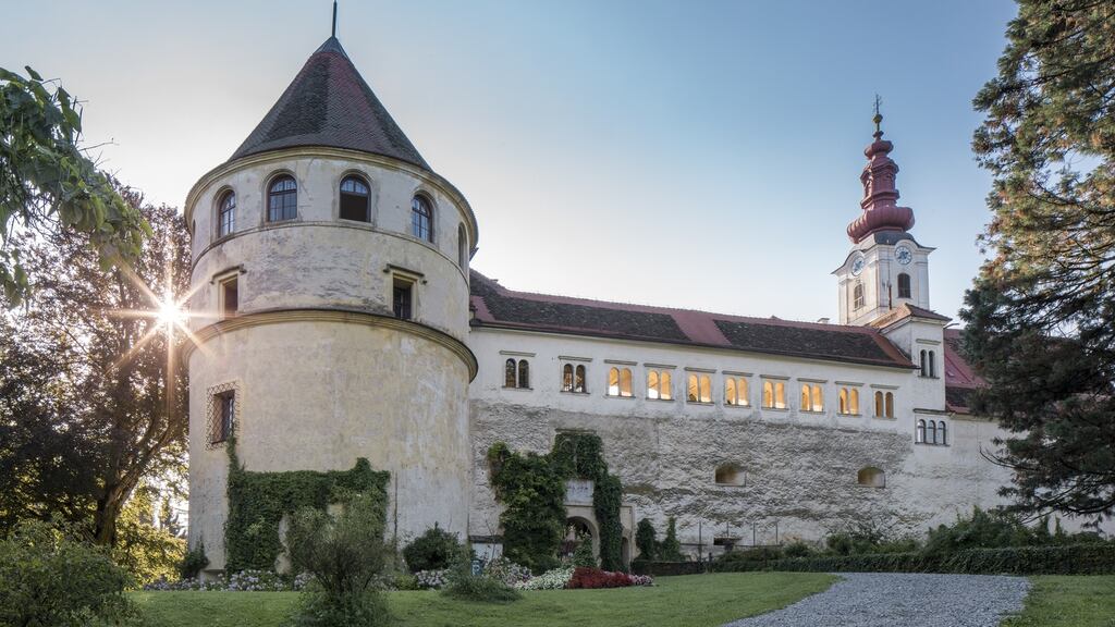 Austrian castle Schloss Hollenegg. Photograph: Leonhard Hilzensauer