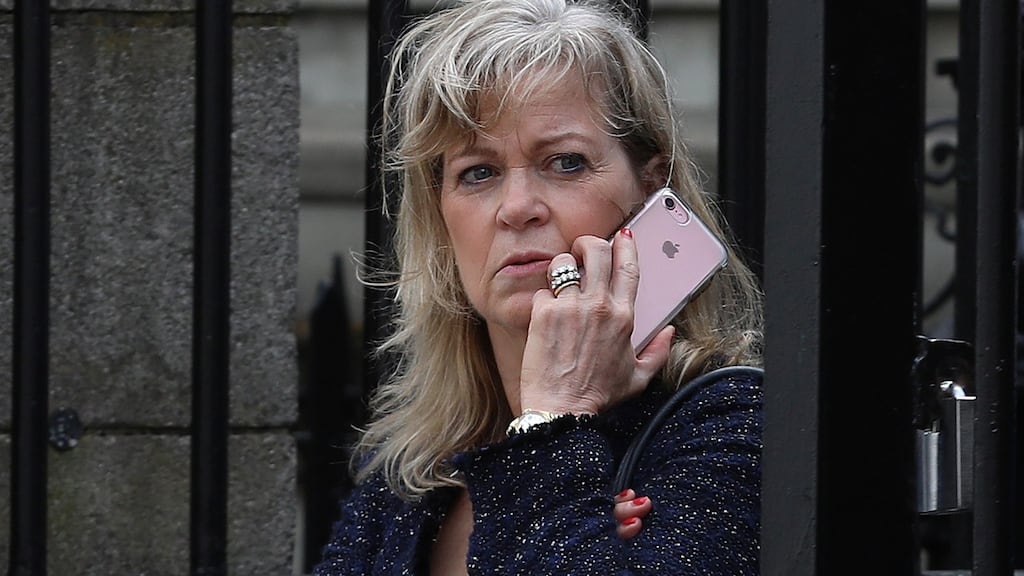 Helen Casey, mother of Conor Casey (17) of Cruagh, Rockbrook, Rathfarnham, Dublin pictured leaving the Four Courts. Photograph: Collins Courts.