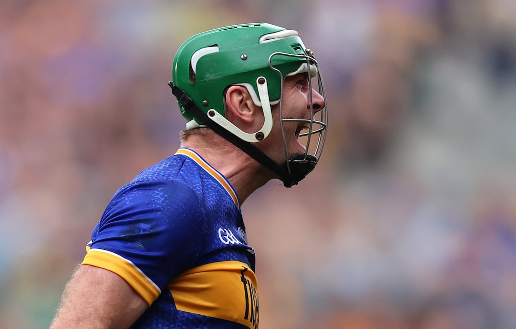 Noel McGrath's 70th-minute effort for Tipperary was incorrectly awarded as as a free. Photograph: Leah Scholes/Inpho
