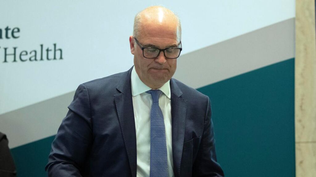 Chief medical officer Dr Tony Holohan after he announced he was stepping down from his role to care for his ill wife. Photograph: Colin Keegan/Collins