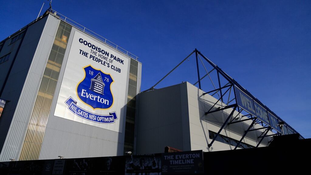 Goodison Park should be the venue for the potentially title-deciding Merseyside derby but there are concerns fans may congregate outside. Photograph: Getty Images