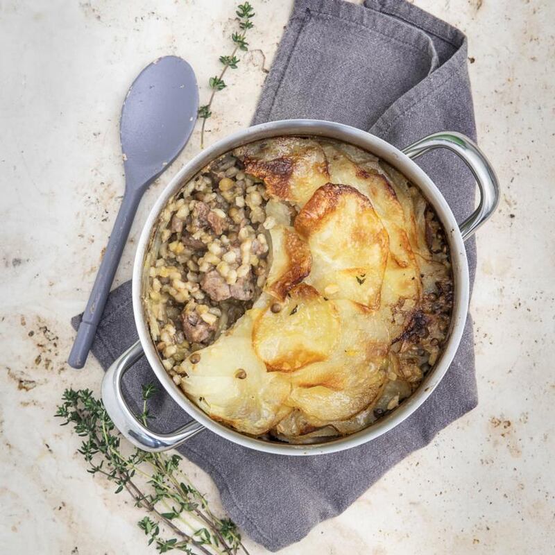 Flynny’s lamb hotpot. Photograph: Harry Weir