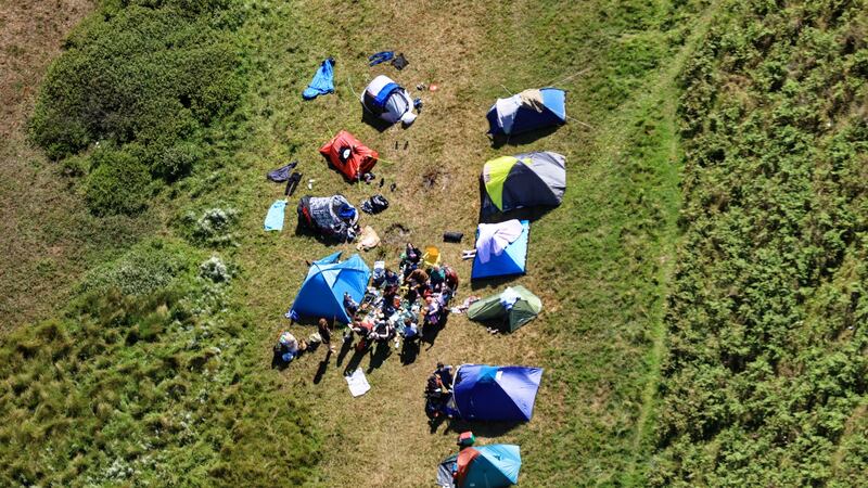 Happy campers in Co Cork