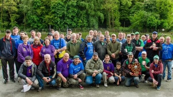 Killinarden Angling Initiative group at Oakland Lake, New Ross, Co Wexford.
