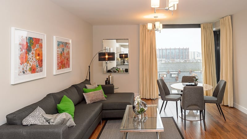 Shelbourne Plaza: the large, light-filled apartments are well-finished with high-gloss, built-in kitchens, integrated appliances, laminate timber floors and fully tiled kitchens and bathrooms.