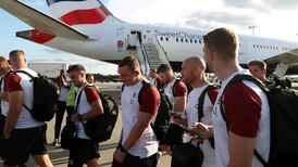 England’s Rugby World Cup squad stranded at airport