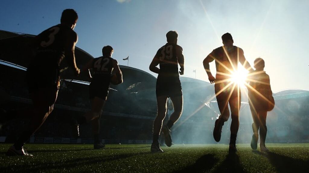 AFL clubs will return to training on Monday. Photograph: Getty Images