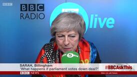 May refuses to rule out resigning if MPs reject Brexit deal