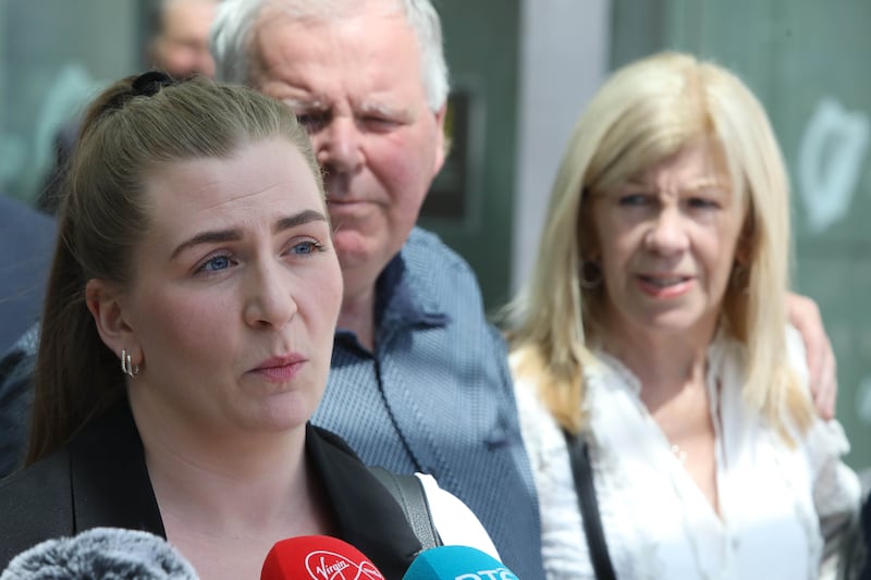 Rebecca Hall said Maughan's guilty plea did not undo his actions. Photograph: Collins Courts