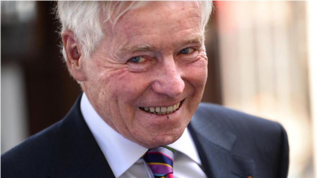 Senator Feargal Quinn has proposed a Bill ‘to provide for the security of supply of mains water and mains electricity - critical utilities’. Photograph: Dara Mac Donaill.