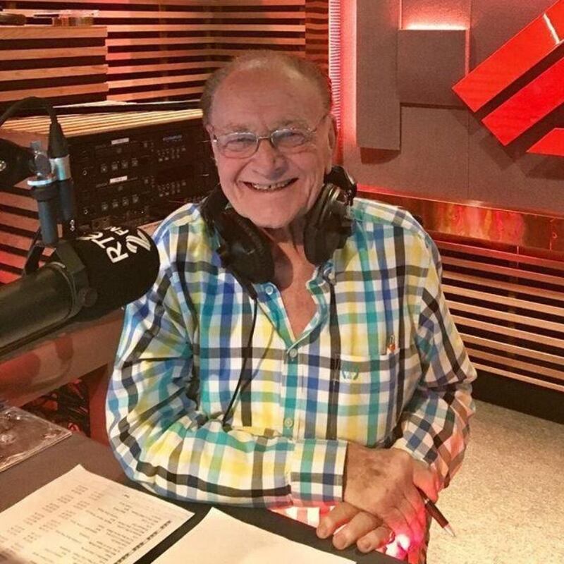 Larry Gogan’s most enduring home remained 2FM. Photograph: RTÉ/PA