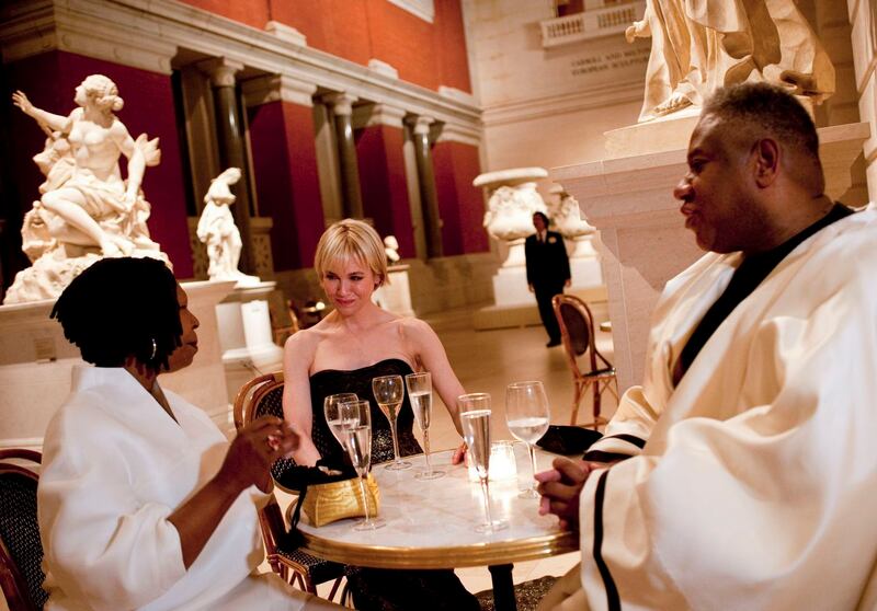 André Leon Talley with Whoopi Goldberg and Renée Zellwegger at the Met gala in 2010. Photograph: Evan Sung/NYT