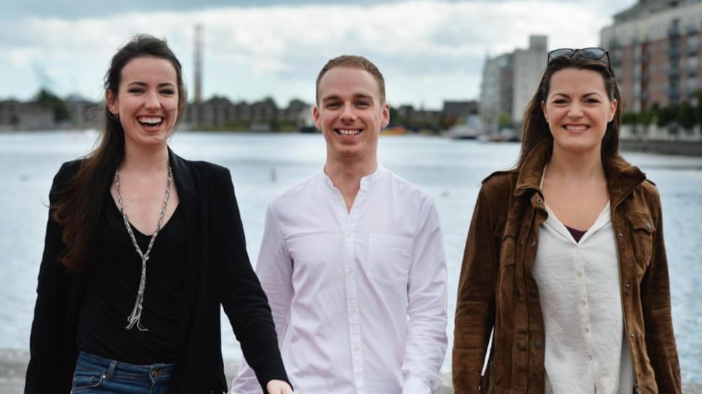 Rachel Kelly, Padraic Rowan and Máire Flavin. Photograph: Sara Freund