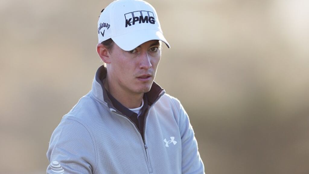 Maverick McNealy has turned to an unlikely source for help with his putting. Photograph: Jed Jacobsohn/Getty Images