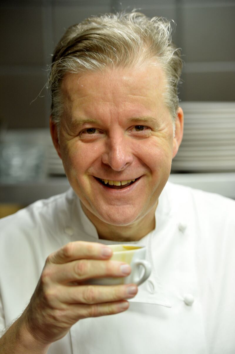 20/01/2017 -- Ross Lewis Chef and Owner of Chapter One preparing for clients. Behind the scenes day in the life of Chapter One Michelin Star Restaurant. Photograph: Alan Betson / The Irish Times