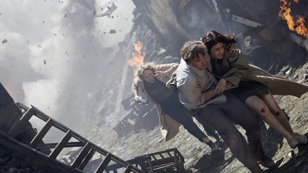 Actors James D’Arcy and María Valverde in a scene from Guernica, a new film by Basque director Koldo Serra.