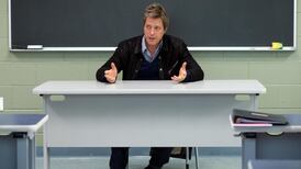 The Rewrite review: Hugh Grant’s fringe may be gone, but the comic timing is still there